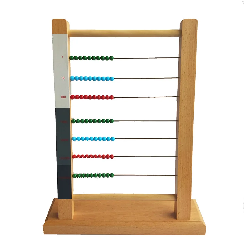 

Montessori Teaching Aids Mathematics Teaching Aids 2-6-Year-Old Size Calculation Frame Abacus Montessori CHILDREN'S Mathematics