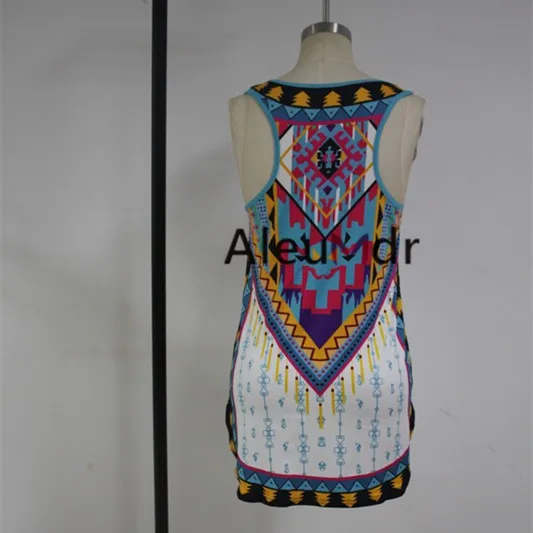 New Fashion Summer Brief Harajuku Shirt Women Trendy Boho Print Summer Tops With Sleeveless Camisetas Mujer