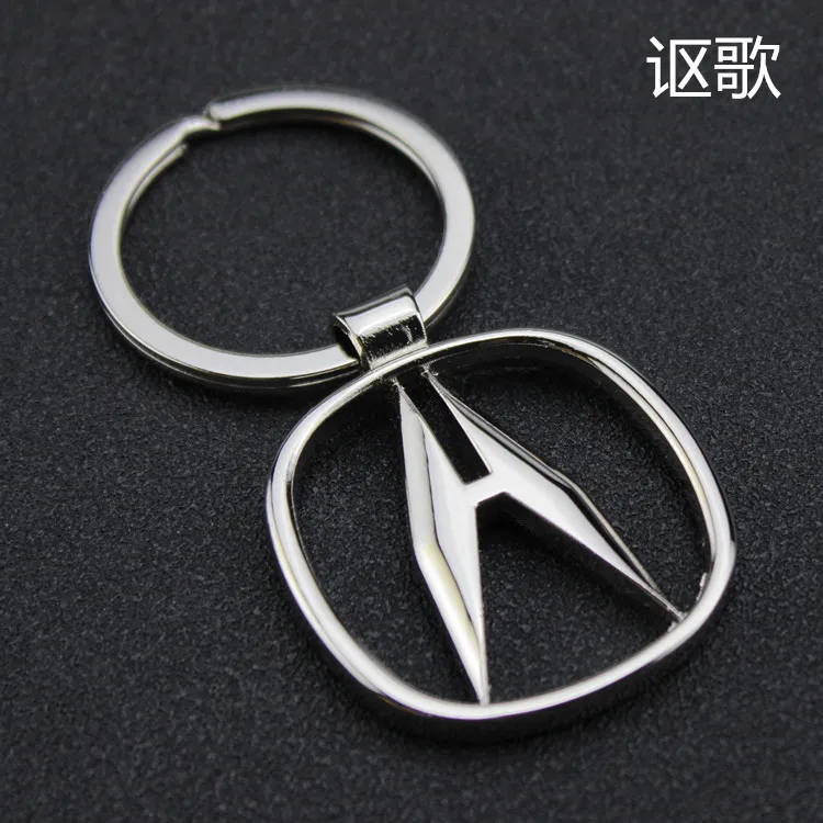 Hot Sale Metal Car Logo Keychain Key Chain Keyring Key Ring Chaveiro Llavero For ACURA Auto Pendant Key Holder Best Gift