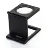 9005D 10x Metal Desk 2 LED Magnifier Optical Lens Black Foldable Printing Cloth Magnifying Glass W/ Scale Pointer Loupe ► Photo 2/6