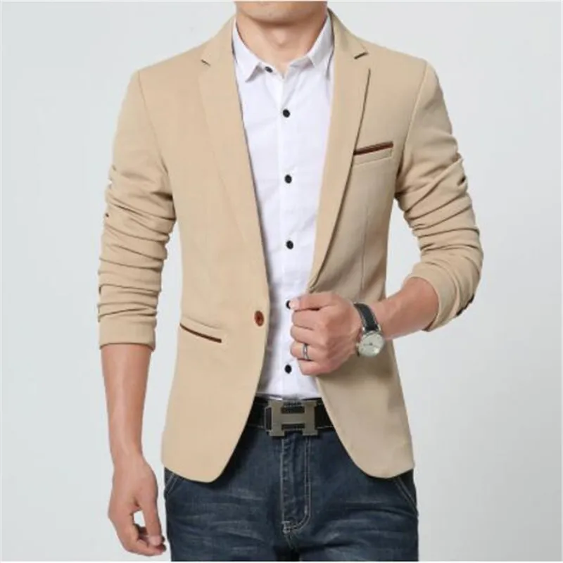4 Colors Hight Quality Mens blazers Jacket New Arrivals 3XL 4XL 5XL 6XL Masculino One Button