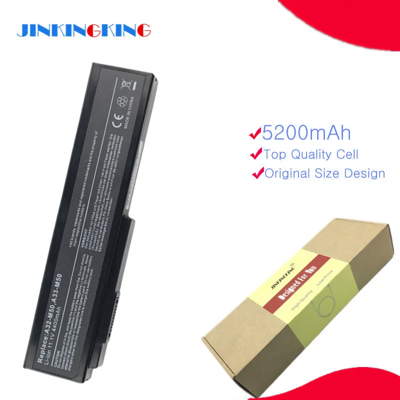 Аккумулятор 4400 мА · ч для ASUS A32-M50 A33-M50 M50 N53S N53SV N53T N61 N53TA N61J N61D N61VG N43 N61JQ M50S n32-n61 N53J |