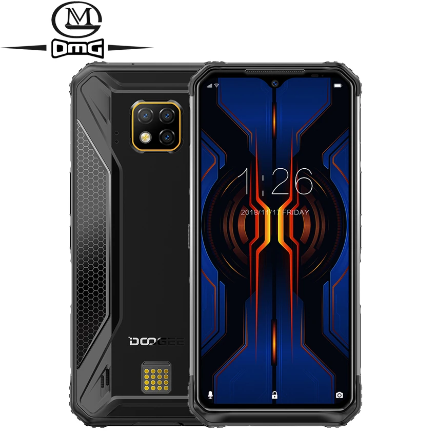 

DOOGEE S95 Pro 8GB + 128GB NFC 48mp camera IP68/IP69K shockproof Mobile Phone 6.3" Octa Core Android 9.0 4G Rugged Smartphone