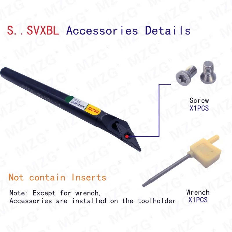 Mocask SVXBL держатели S12M-SVXBL11 расточный хвостовик adaptaer Бар лезвие машинная обработка, станок с ЧПУ внутреннее отверстие токарные инструменты