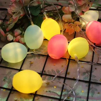 

2020 New String Lighting Chain Easter Eggs Lighting Children Room Decoration Small Night Lamp