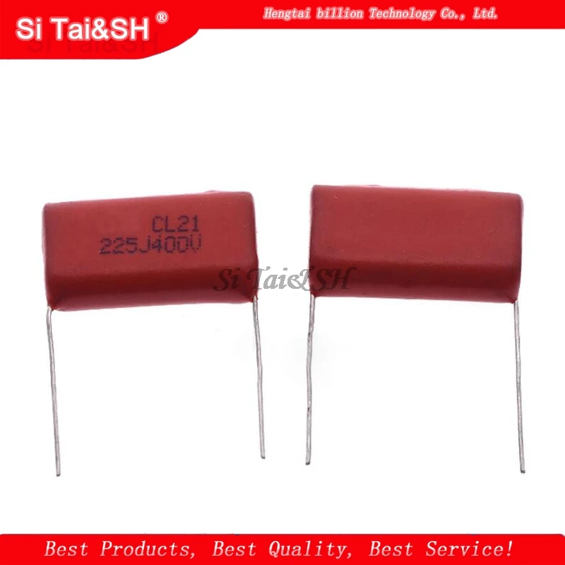 10PCS 400V225J 2.2UF Pitch 20M 225J400V 225 400V 2200PF CBB Polypropylene film capacitor | Электронные компоненты и