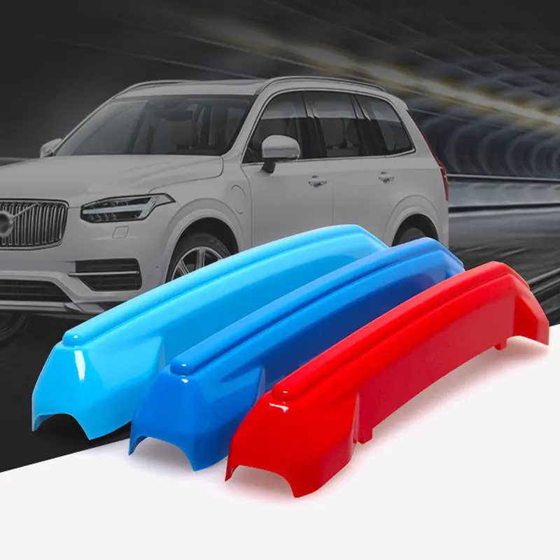 3X для Volvo XC60 XC90 Передняя решетка автомобиля Накладка на решетку зажимы украшения