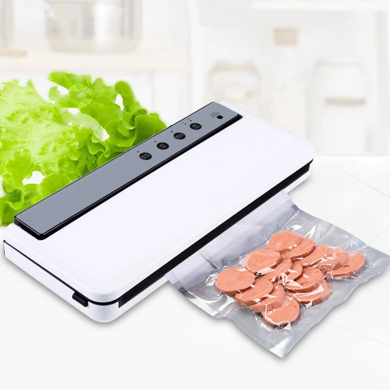 

Vacuum Sealing Machine Home Best Vacuum Sealer Fresh Packaging Machine Food Saver Vacuum Packer Include 10Pcs Bags EU Plug