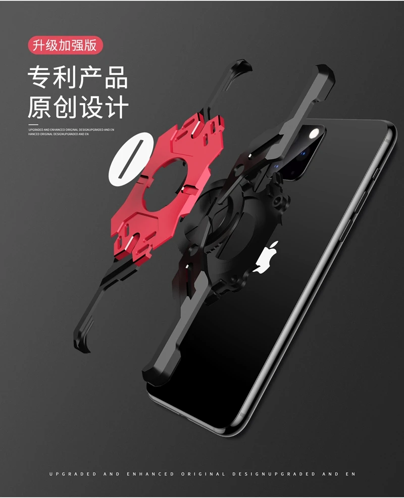 Advaka серии героев противоударный металлический чехол для телефона iPhone 11 Pro Max 5,8 6,1 6,5 дюймов R защитный чехол