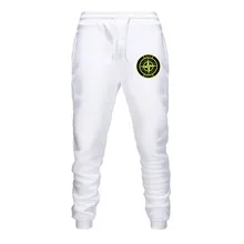 Европейские и американские популярные Брендовые спортивные штаны Stone Island 5615 мужские брюки с принтом компаса плюс бархатные спортивные штаны Drawstri