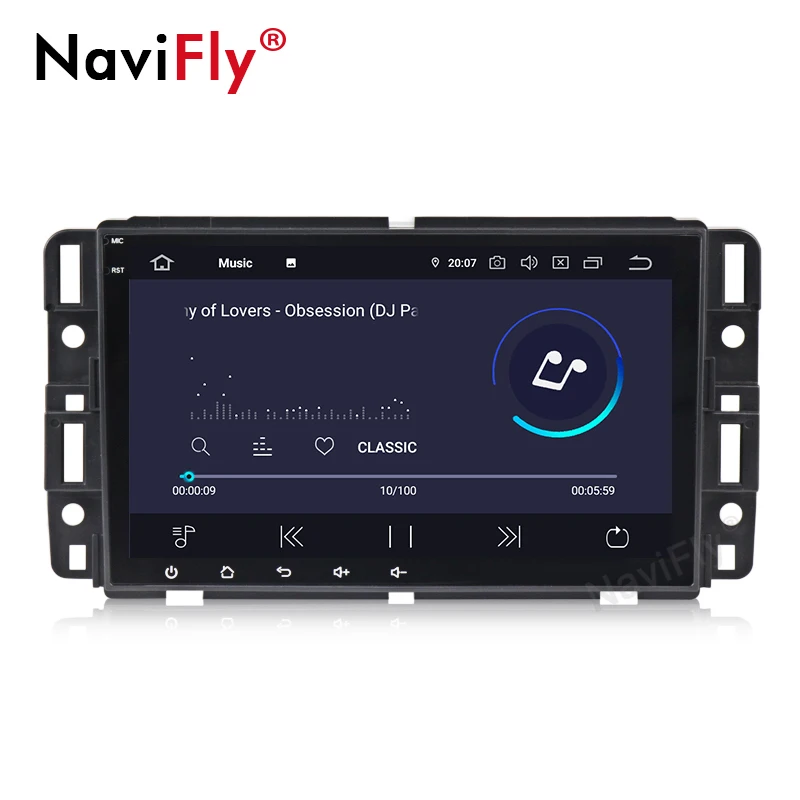 Sale NaviFly IPS DSP Android 9.0 Car Multimedia Player GPS Navigation for Chevrolet Traverse Tahoe Suburban GMC Car Radio Stereo Auto 4