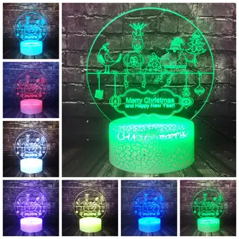 

Christmas Tree Decor snowman Lava 7 Color Change LED Kid Night Light Sleep Mood Table Lamp Holiday Birthday Friend New Year lamp