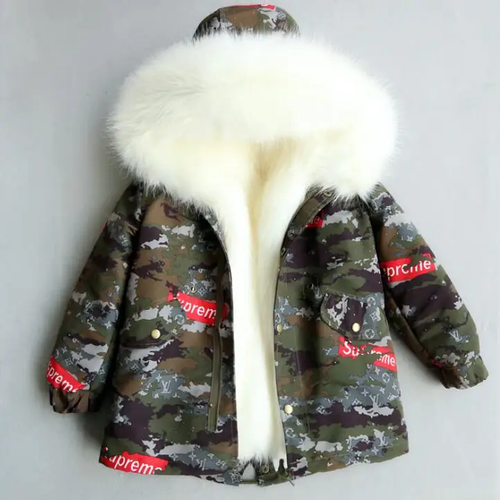 

Baby coat Faux Fur Leopard