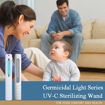 

Handheld UV-C sterilizing Wand To Eliminate 99% Bacteria Battery Operated Portable Ultraviolet UV Sterilizing Light