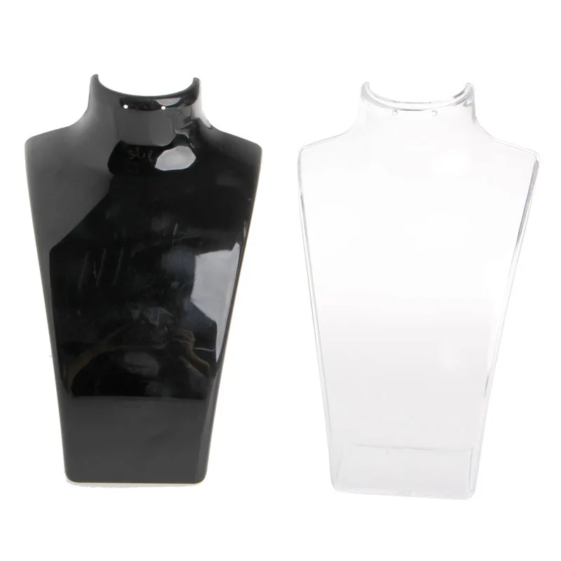

Mannequin Plastic Necklace Pendant Holder Earring Rack Stand Chain Display New