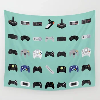 

Console Evolution Tapestry Wall Hanging Tapestries Dorm Wall Art Home Decor Traveling Camping Beach Towel Yoga Mat