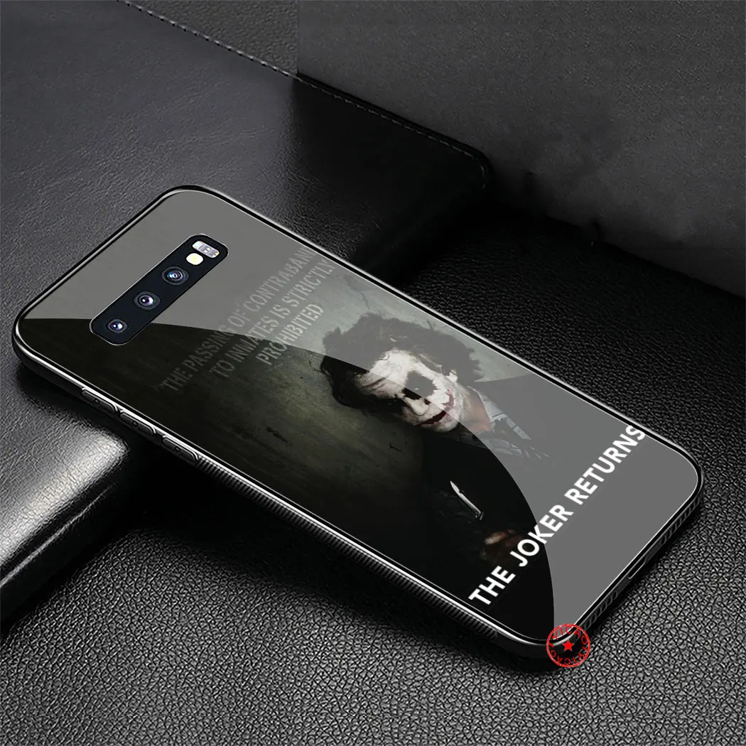 L25 в стиле «Джокер» Хоакина Феникса фильм закаленное Стекло чехол для samsung Galaxy A70 A60 A50 A40 A30 A20 A10 S8 S9 S10 Note 8, 9, 10, плюс - Цвет: TG3