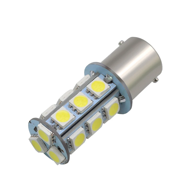 S25 P21W 1156 BA15s 5050 SMD 18 светодиодный Авто RV задние тормоза поворота светодиодный сигналы парковка 1156 BA15S светодиодные лампы