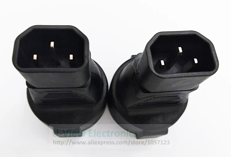 NCHTEK IEC 320 C14 штекер к CEE 7/7 Европейский женский адаптер питания для Профессиональный адаптор/ /1 шт