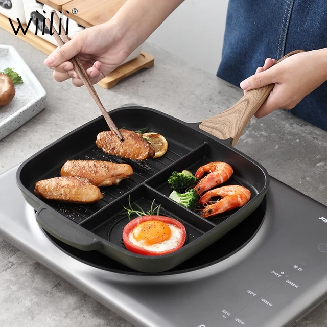 12.5-Inch Divided Grill and Griddle Pan