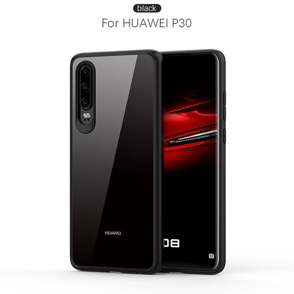 Ins прозрачный противоударный 360 Полный чехол для телефона huawei P30 Pro бампер Защита