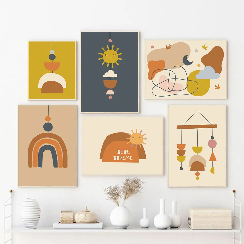 Burnt Orange Rainbow Sun Baby Nursery Wall Art Canvas Painting Pictures Boheme Cartoon Posters Prints Baby Room Gifts Decoration Painting Calligraphy Aliexpress Burnt Orange Rainbow Sun Baby Nursery Wall Art Canvas Painting Pictures Boheme Cartoon Posters Prints Baby Room Gifts Decoration Painting Calligraphy Aliexpress