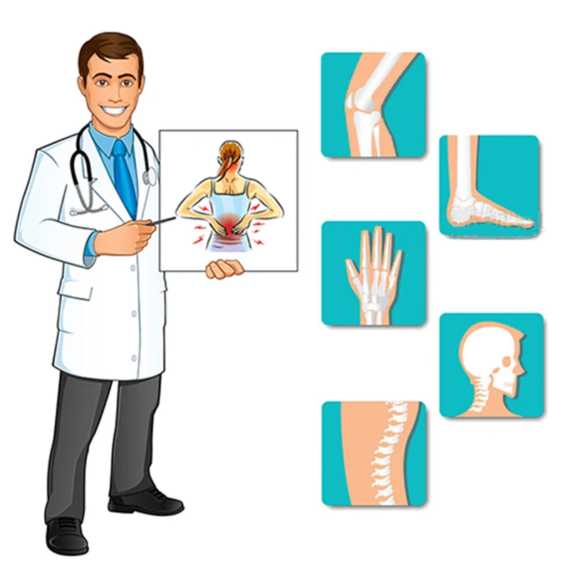 8pcs/bag Chinese Medical Analgesic Plaster Foot Muscle Back Wrist Neck Joint Pain Plaster Arthralgia Massage Treatment H032