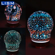 Christmas Ultrasonic Air Humidifier essential oil for diffuser Timing function diffuser humidifier with Romantic Light