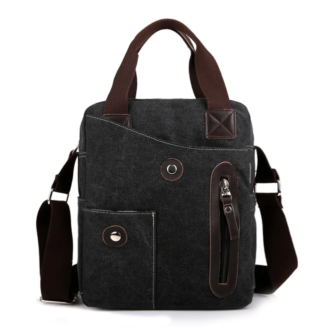 

Retro Canvas Crossbady Bag Men Messenger Bag Multifunction Handbag For Men Causal Travel Bags Business Zipper Shoulder Bag Male