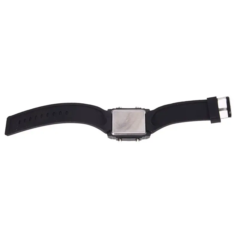 ABKT-Flash Dual Time lcd цифровой светодиодный Будильник для мужчин и мальчиков, спортивные наручные часы, подарок