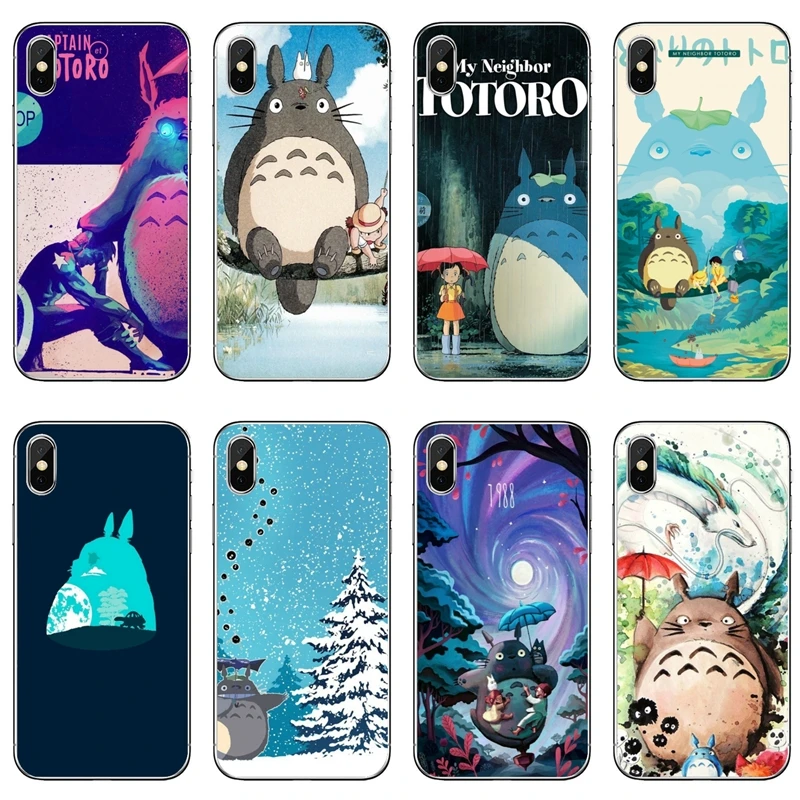 My Neighbor Totoro Accessories Phone Case For iPhone 12 11 Pro Max Mini XS XR X 8 7 Plus 6 6S 5 5S SE 2020 | Мобильные телефоны и