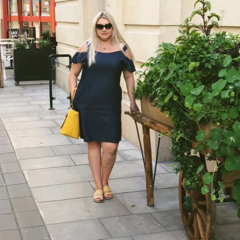 VONDA, женские повседневные джинсовые платья,, летние, для беременных, сексуальные, с открытыми плечами, с круглым вырезом, с коротким рукавом, для беременных, размера плюс, с оборками, Vestidos