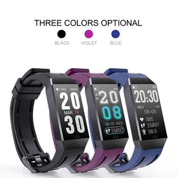 

1.14 Inch Smart Watch Color Screen IP67 Deep Waterproof Pedometer Fitness Bracelet Phone Message Reminder Built in 140mAh Polyme