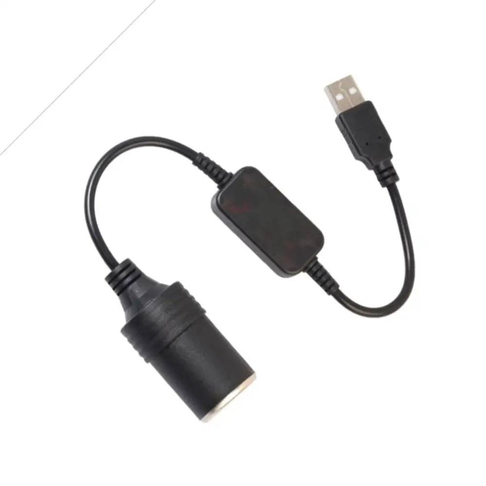 Usb 5 В до 12 В LED дальнего света Регистраторы Питание электронный собачий прикуриватель Usb к прикуривателю материнской