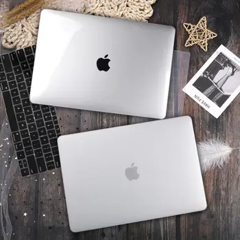 

For Macbook Air Retina 11 12 13.3" Crystal Clear Cover for Macbook Air Pro 13 15 16 inch Touch Bar 2020 A2251A2289 A1932 A2159
