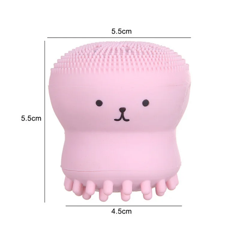 Silicone-Face-Cleansing-Brush-Facial-Cleanser-Pore-Cleaner-Exfoliator-Face-Scrub-Washing-Brush-Skin-Care-Octopus