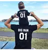 Father and me t shirt Big man little man print summer mommy and me clothes matching family outfits clothes boys clothes ► Photo 2/6
