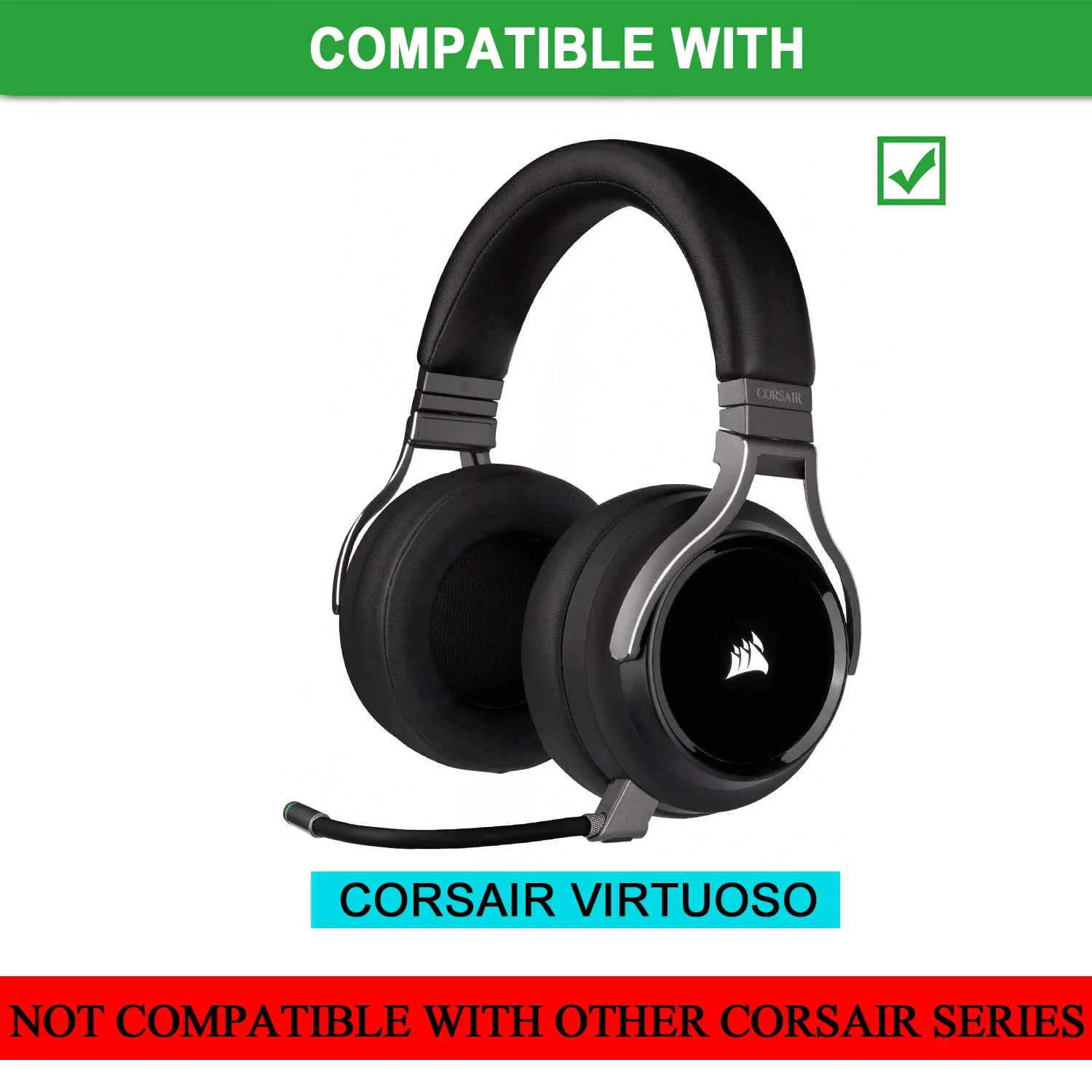 Replacement Protein Leather Earpads Ear 