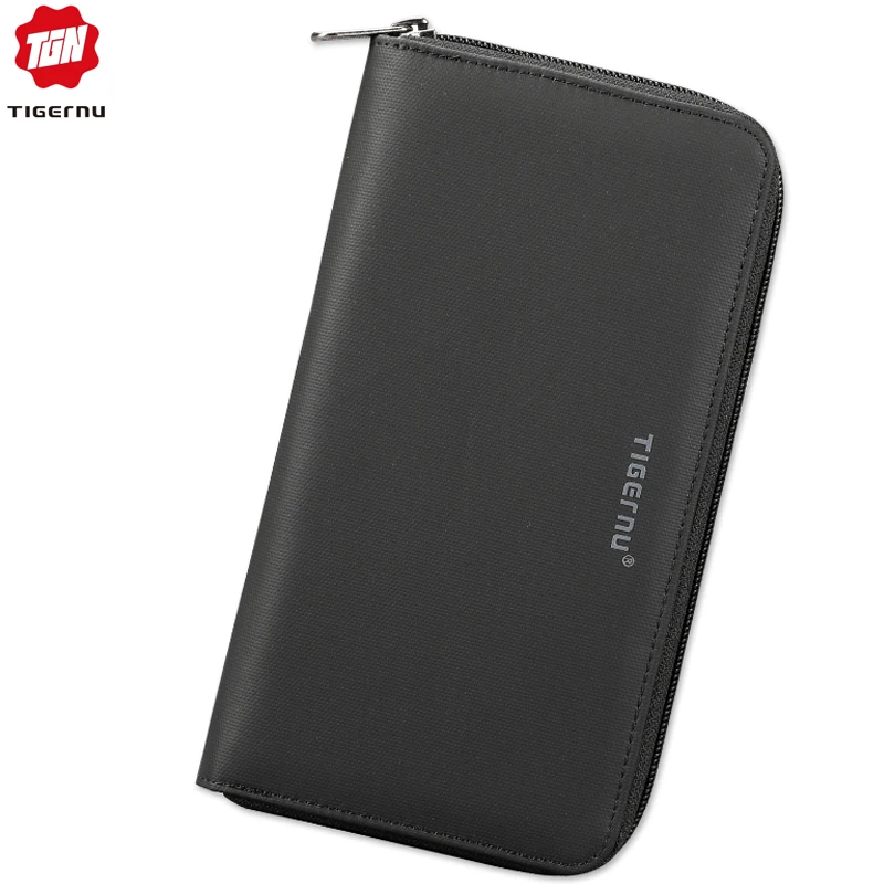 Дешево Мода Tigernu бренд Для мужчин кошельки с портмоне Длинные Мужской Деньги Кошельки Водонепроницаемый доллар Для мужчин s деньги 6 дюймов телефон...