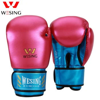 

Wesing 10-16OZ Glossy Muay Thai Kickboxing Boxing Gloves Adults Training Sparring Punching Bag Mitts Boxer Gear