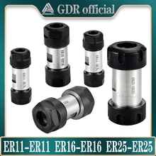 Conjunto de conversão er11 er16 er20 er20 er25 er32 diy eixo da coluna do eixo do motor er32 haste de extensão do er