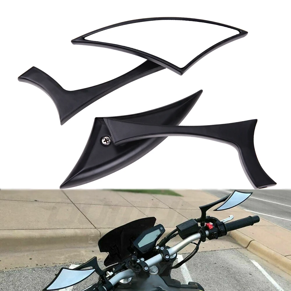 OUMURS мотоцикл черное лезвие зеркала заднего вида подходит для Harley Touring Street Road Glide CVO