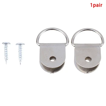 

1 Pair Car Rear Trunk Boot Floor Cargo Net Tie Down Hook Ring Loop Hanging Fixing