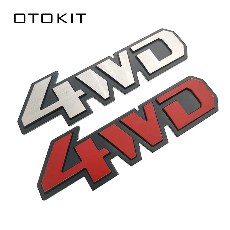 

3D Chrome Metal Sticker 4WD Emblem 4X4 Badge Decal Car Styling for Honda CRV Accord Civic Suzuki Grand Vitara Swift SX4 Sticker