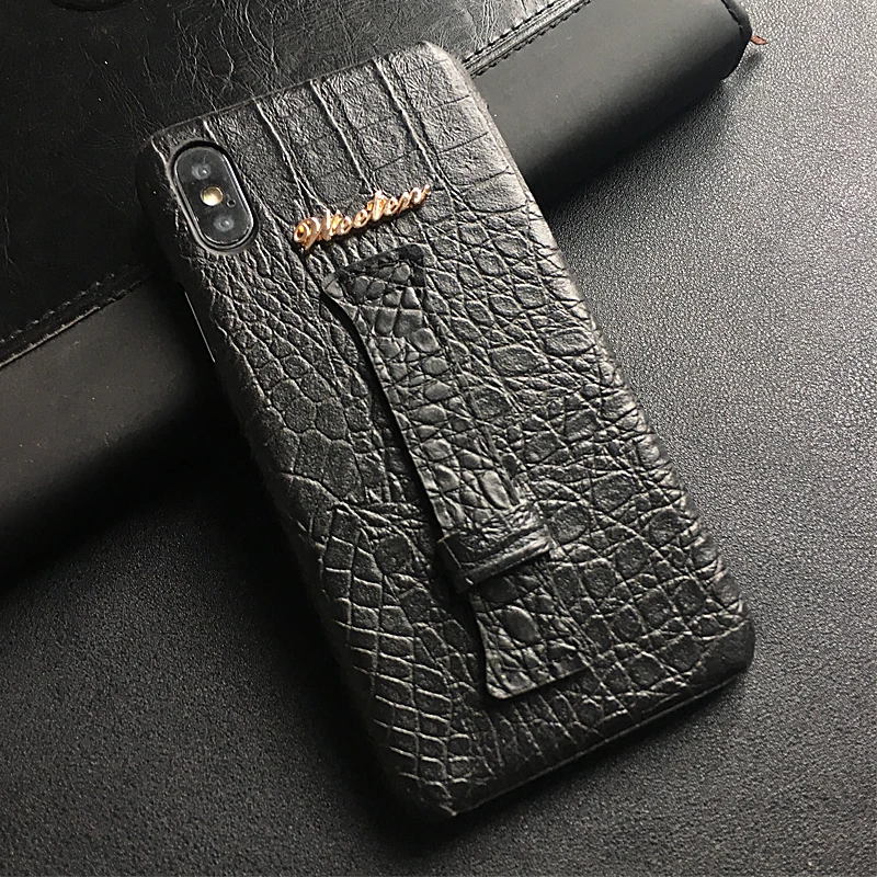 Крокодиловая кожа кожаный ремешок чехол для телефона для iPhone X 7 8 6 ...
