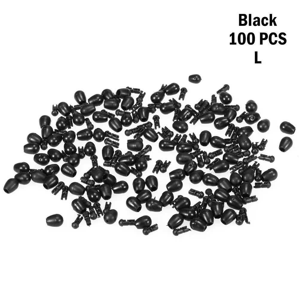 

30PCS / 50PCS / 100PCS Quick Change Beads Method Feeder Line Holder Carp Fishing Camo Beads Fishing Terminal Tackle