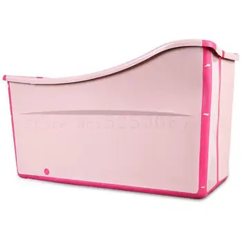 

Foldable bath Adult Body Plastic Bath Barrel Adult Children Thick Tub Bath Barrel