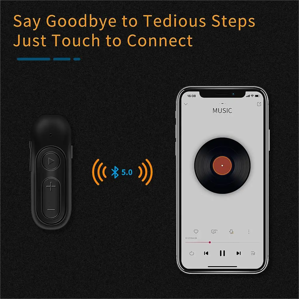 Bluetooth transmitter Receiver Wireless CSR APTX Adapter for Earphone Headphone Speakr 3 5 Aux Bluetooth Audio 5