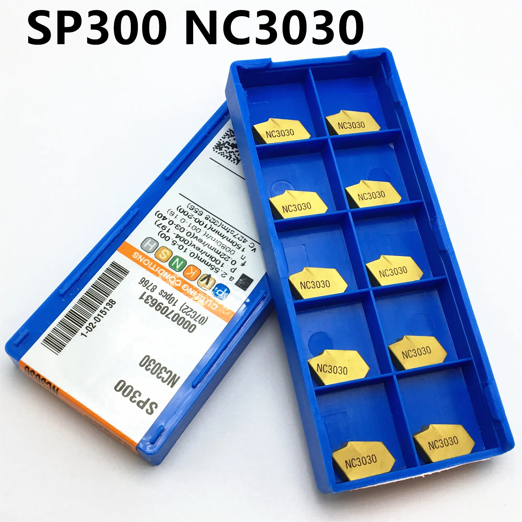 100 шт. твердосплавные вставки для токарного станка SP300 NC3030 | Инструменты