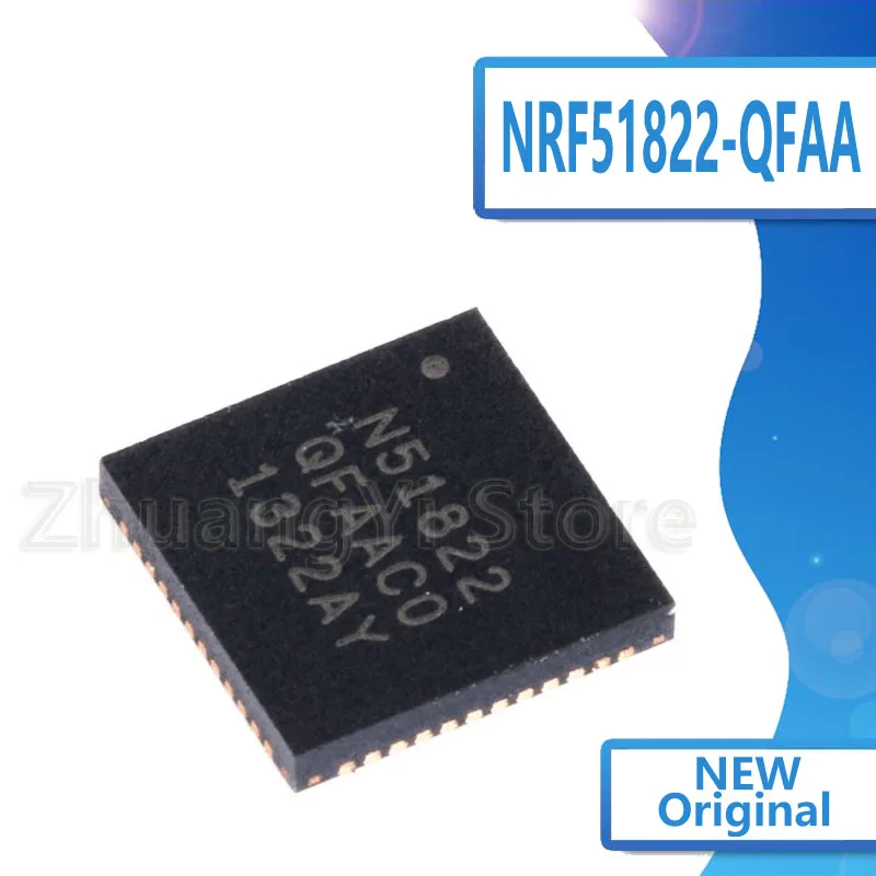 5 шт./лот NRF51822 QFN48 QFN EP NRF51822-QFAA Новый ic чип в наличии | Электронные компоненты и